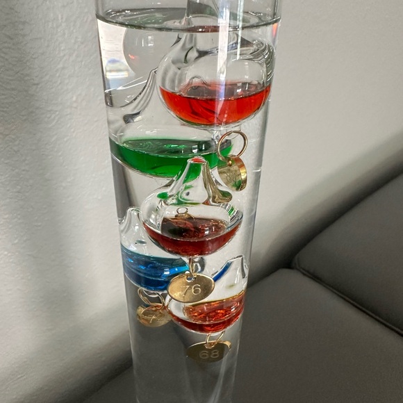 Colorful Glass Galileo Thermometer - Picture 3 of 4